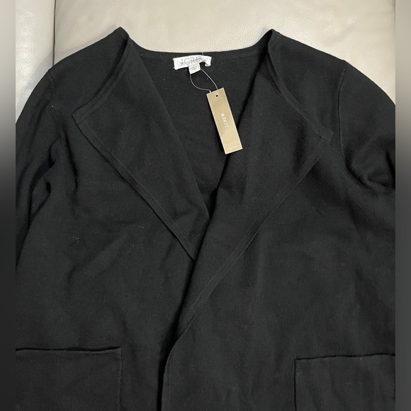 NWT - J. Crew Women’s Merino Wool Blended Juliette Sweater Blazer - Size L - Picture 7 of 11